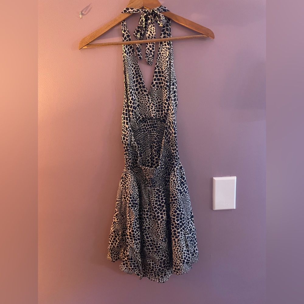 Parker Silk Halter Dress - Picture 3 of 5